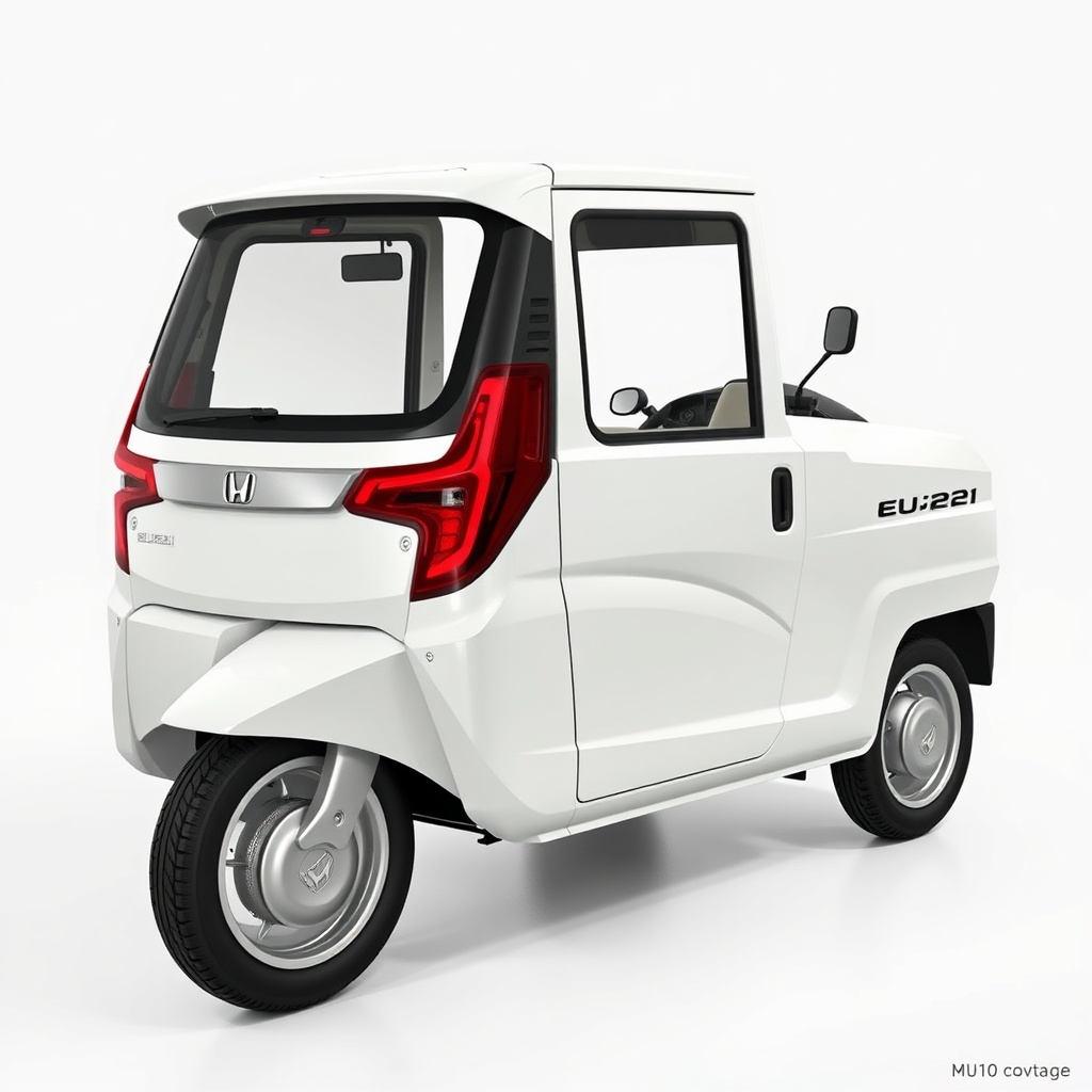 Honda EU22i jeneratörün taşınabilir kullanım için bir karavan yanında
