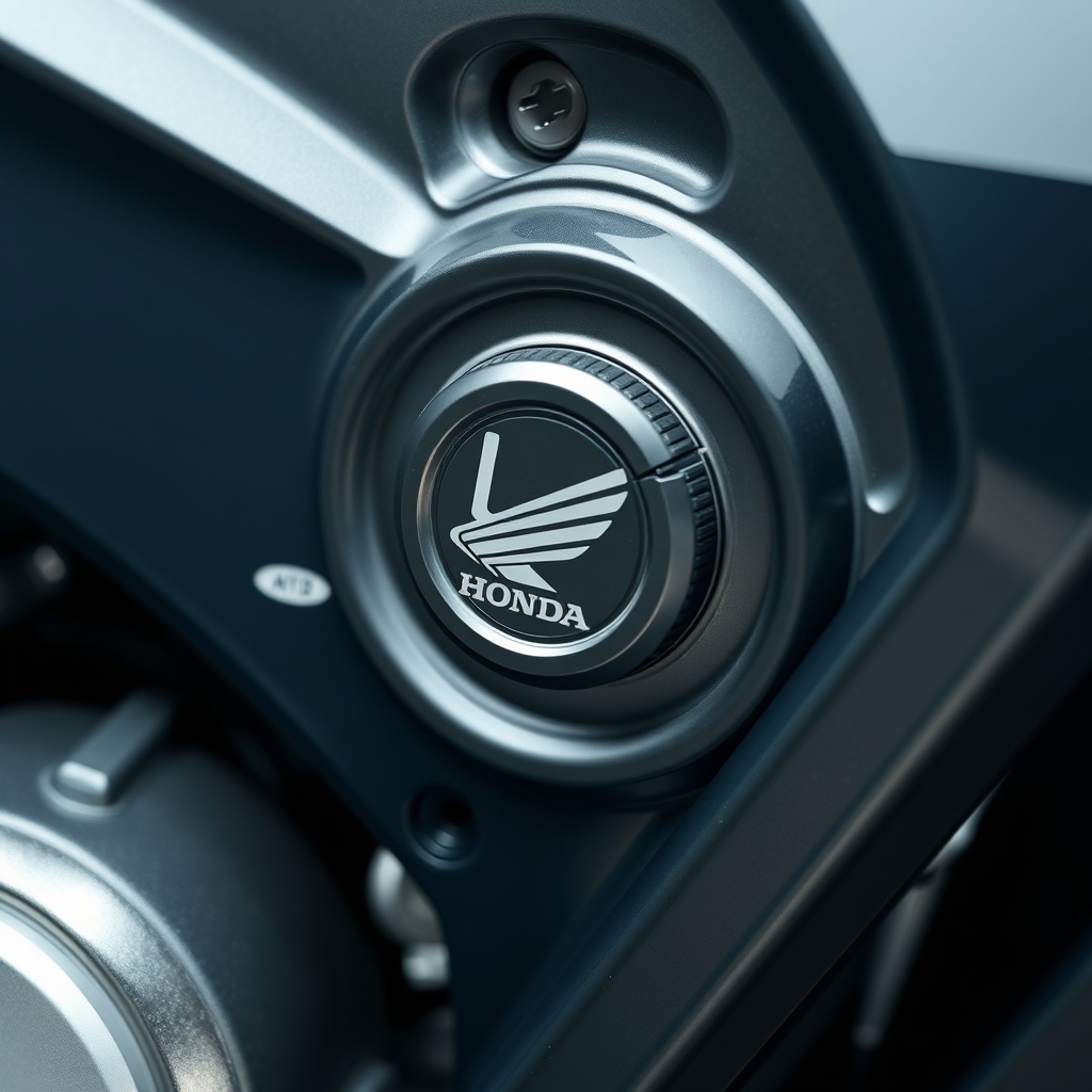 <clean photorealistic photo of Honda EU22i air filter and oil cap area
