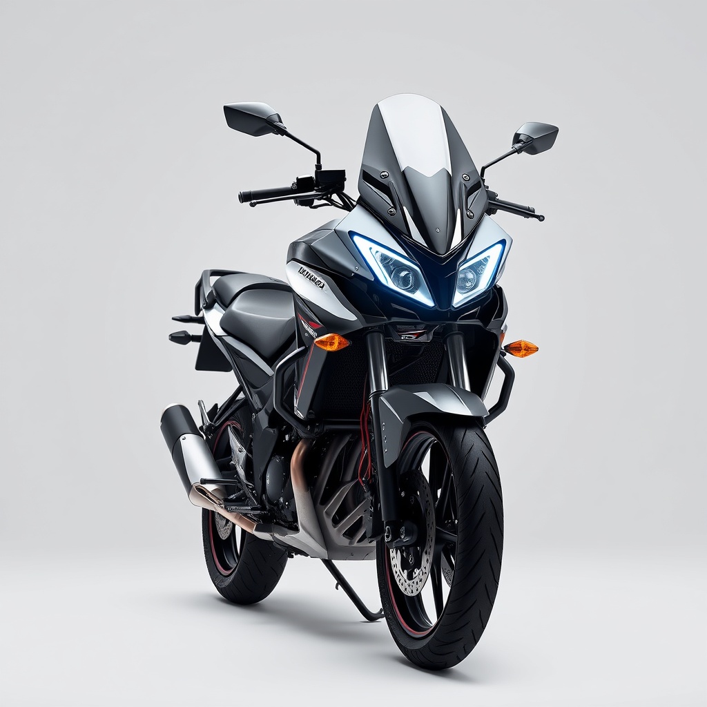 Fotorealistik fotoğraf: Bir Yamaha EF2000iSv2 jeneratörünün açık kapağı