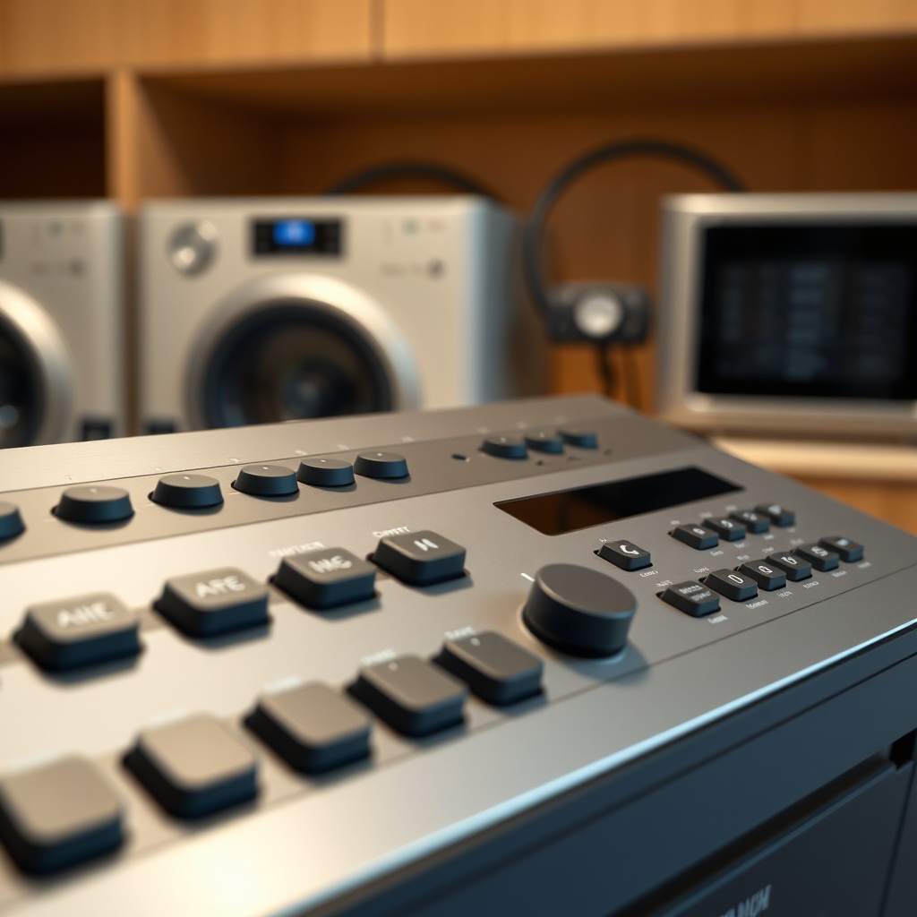 A close-up shot of the control panel of a Yamaha EF2000iSv2